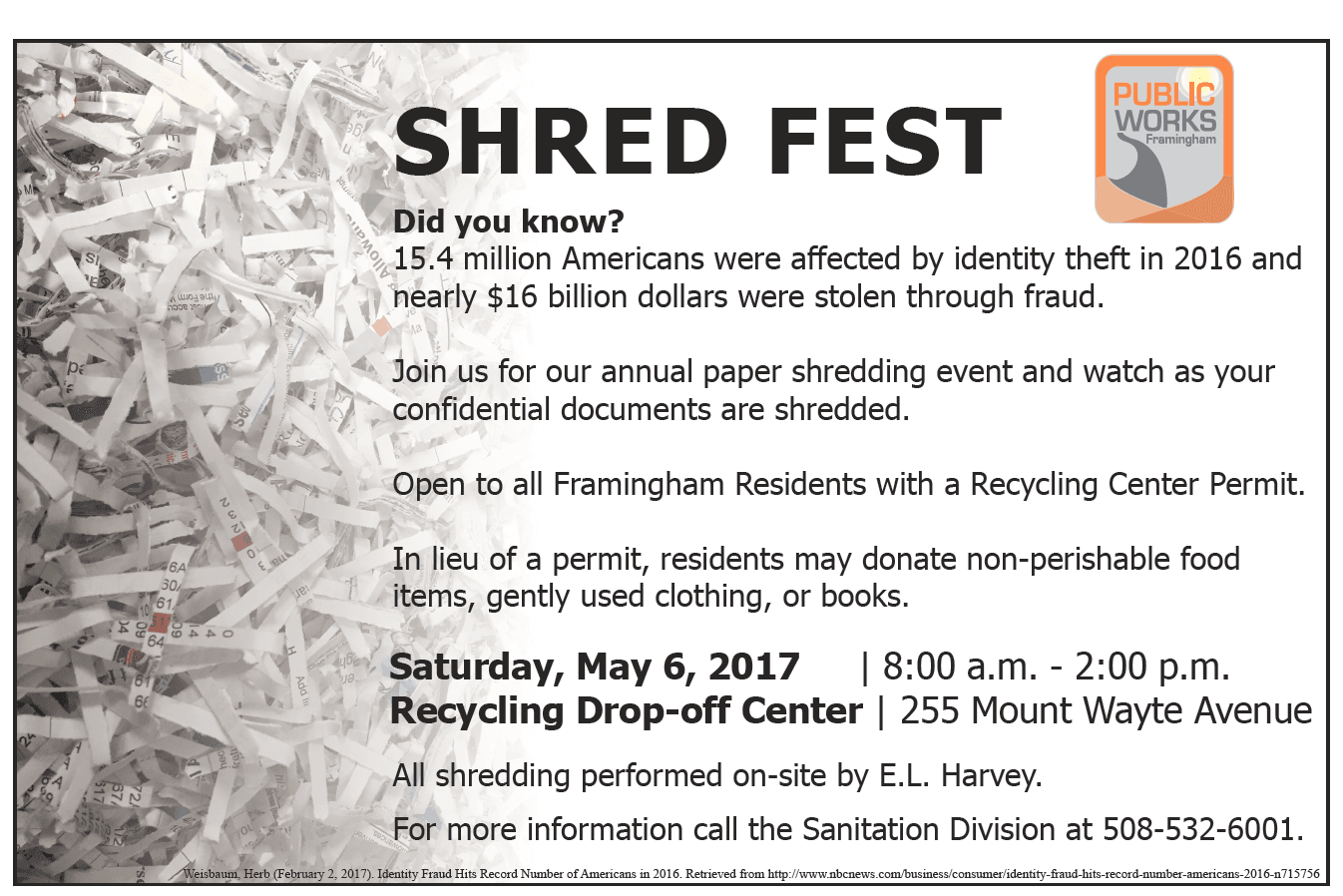 image of shred fest flyer