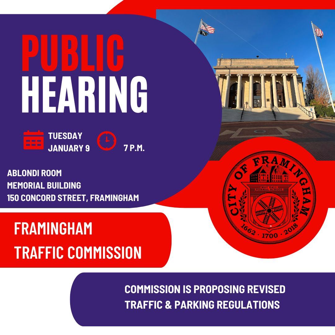 Traffic Commission public hearing on january 9, 2024