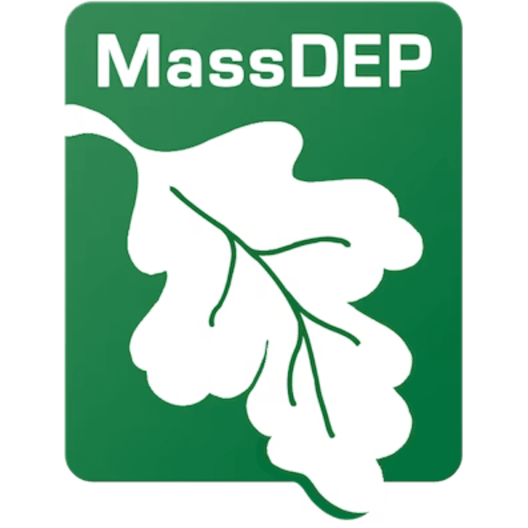 MassDEP words with a leaf 2024