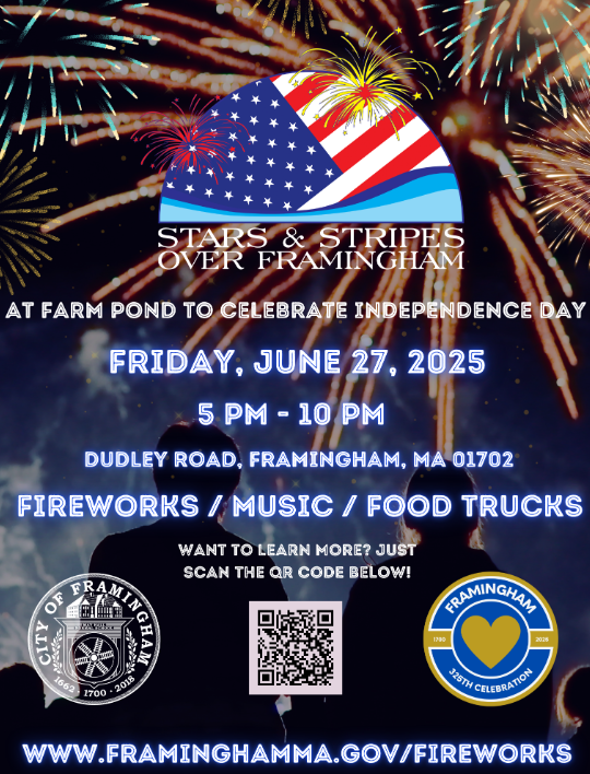 3rd annual Stars & Stripes Over Framingham June 27, 2025
