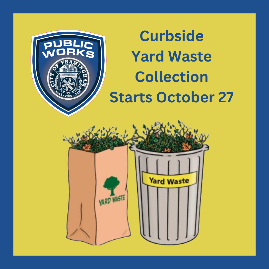 curbside yard waste begins October 27,2025