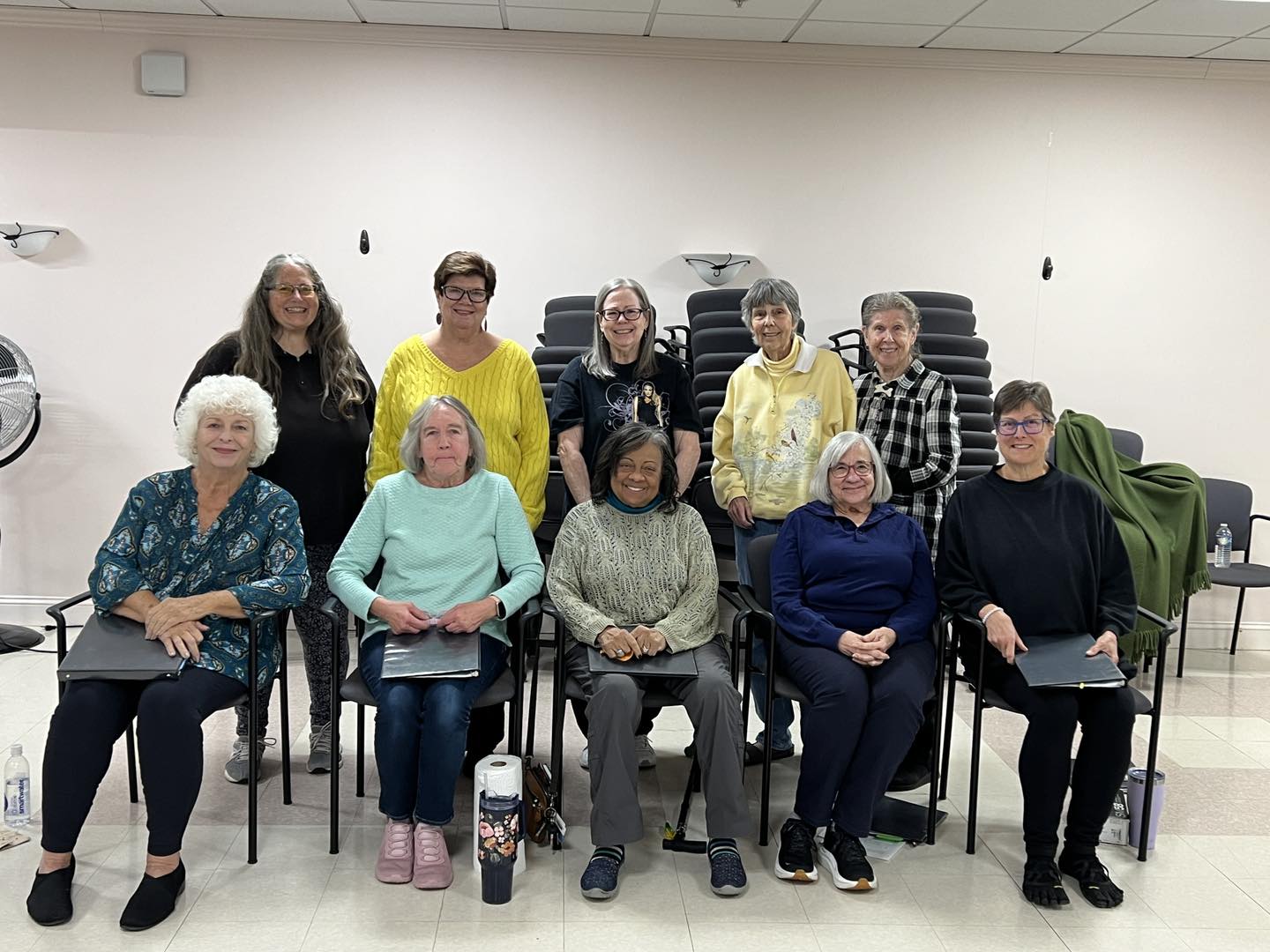 Photo of cast of Callahan Center's first theatrical production