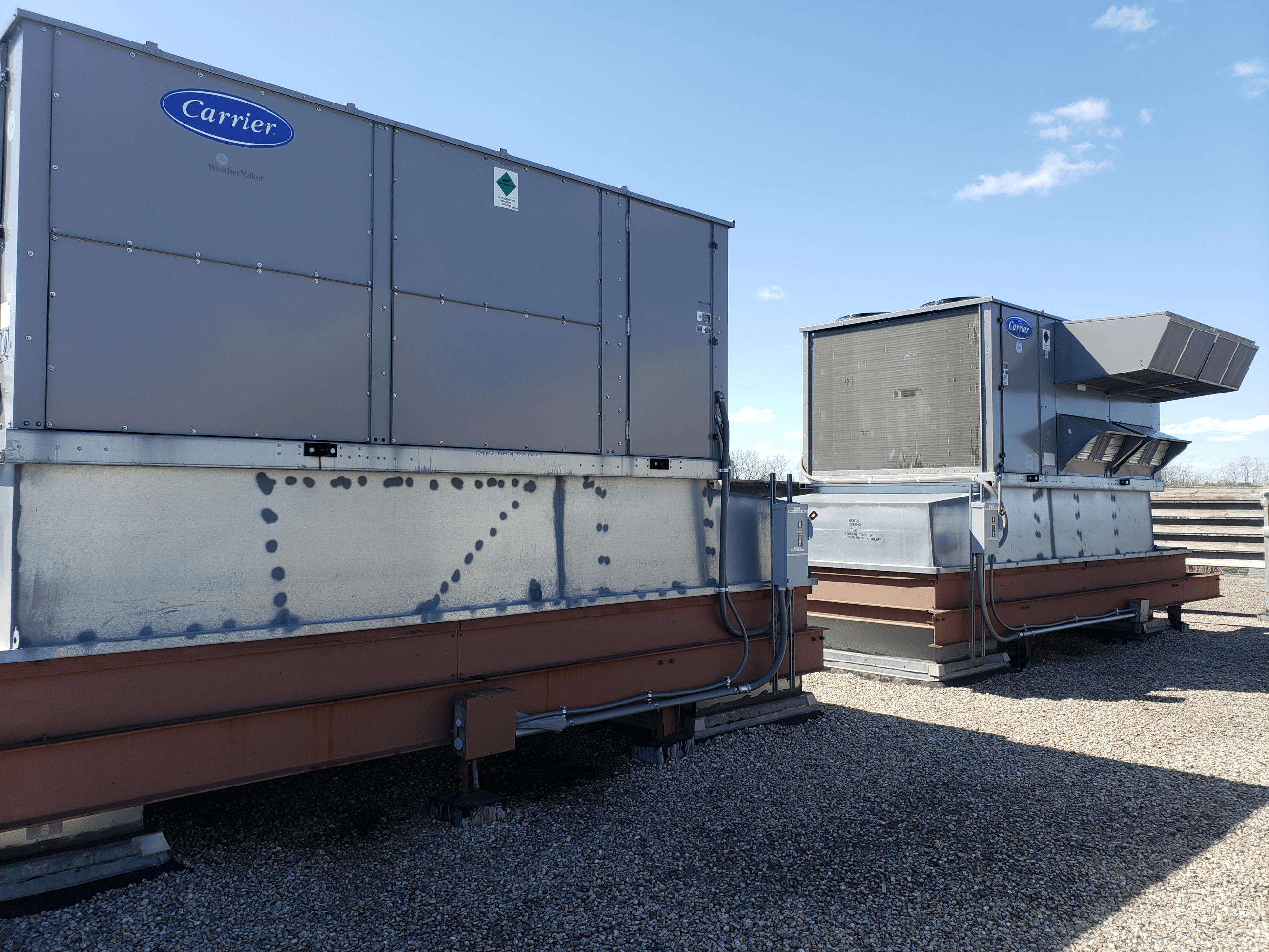 Main Library Rooftop Units