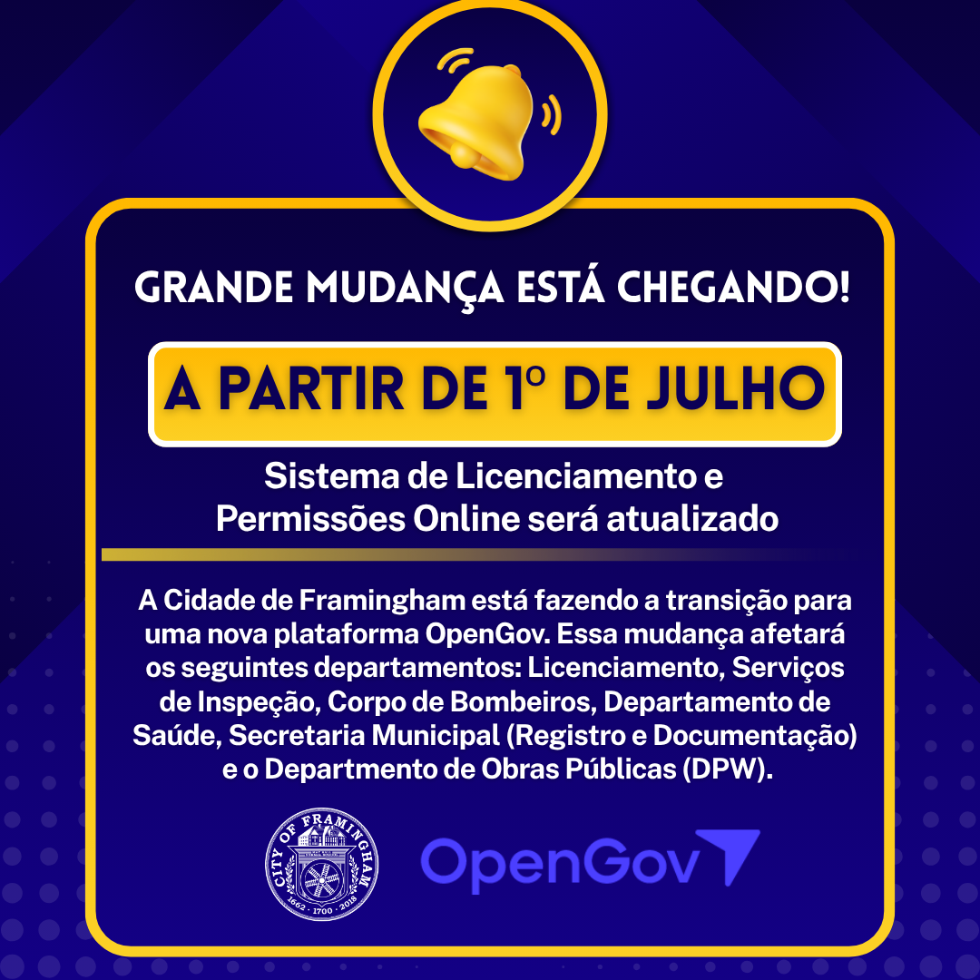 OpenGov launches July 1, 2025 (Portuguese)