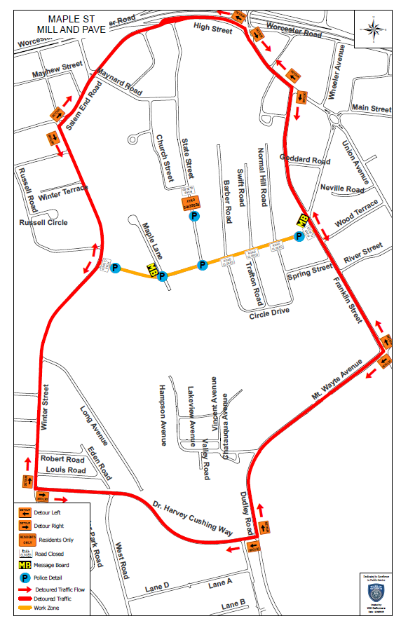 detour map