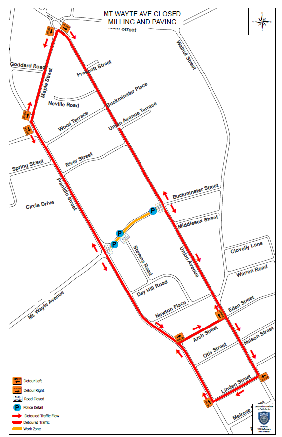 detour map
