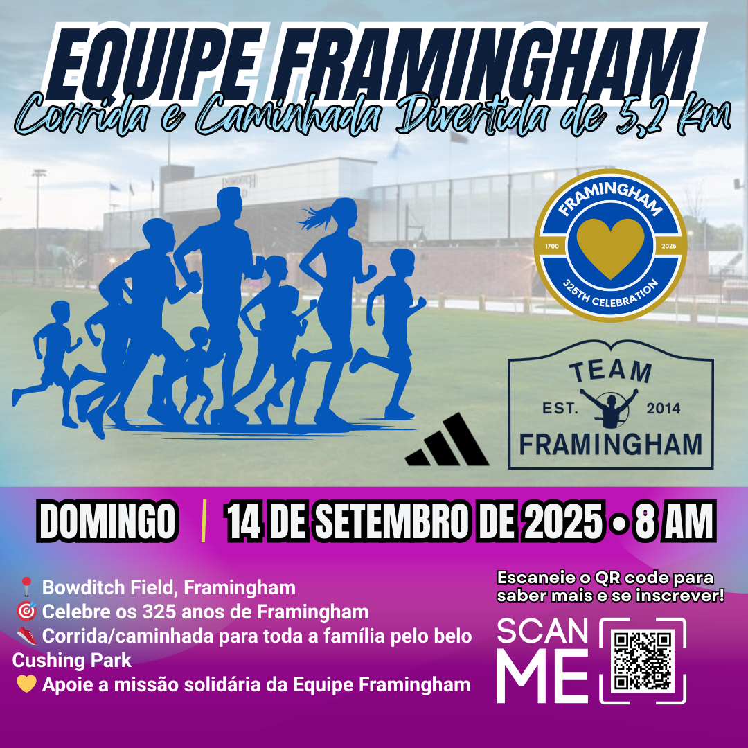 Team Framingham Fun Run  Portuguese version