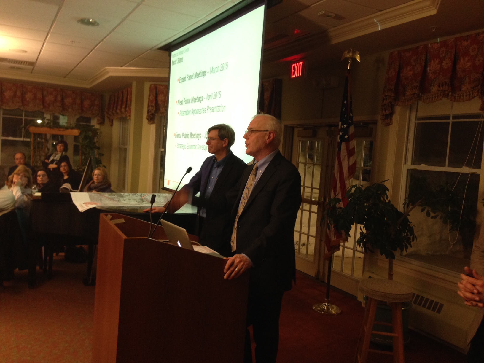 Bob Halpin at Podium